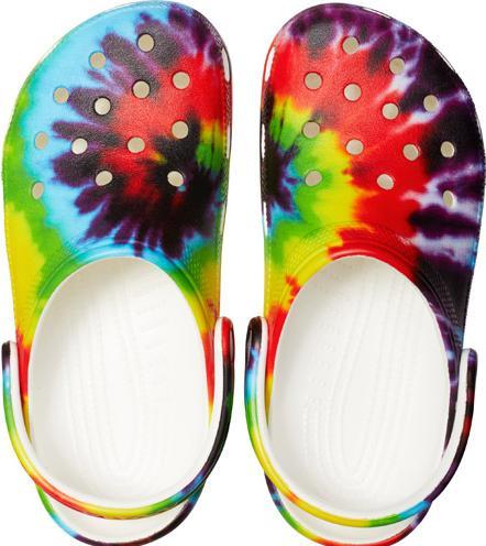 Actual product image Crocs Classic Tie Dye Graphic Clog (37)