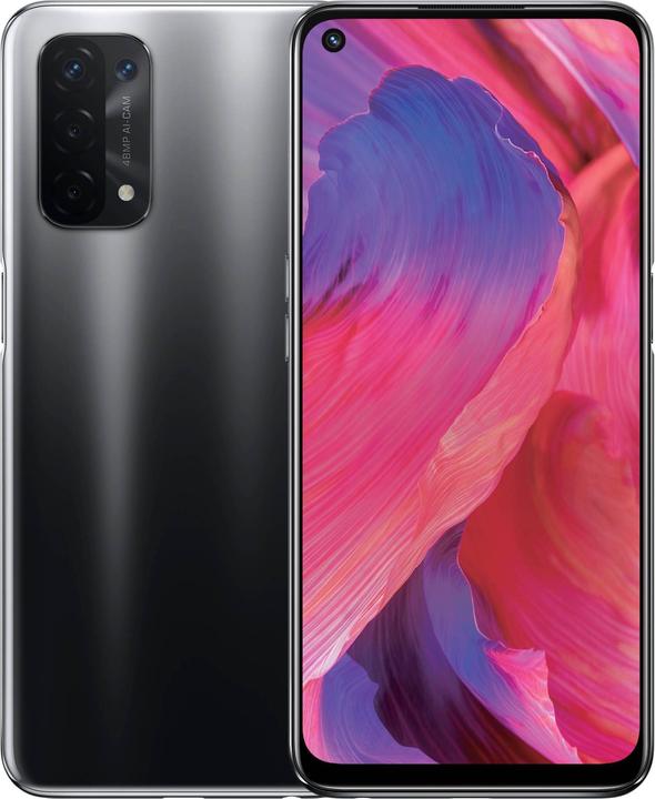 OPPO A74 (128 GB, Fluid Black, 6.50", Dual SIM, 48 Mpx, 4G)