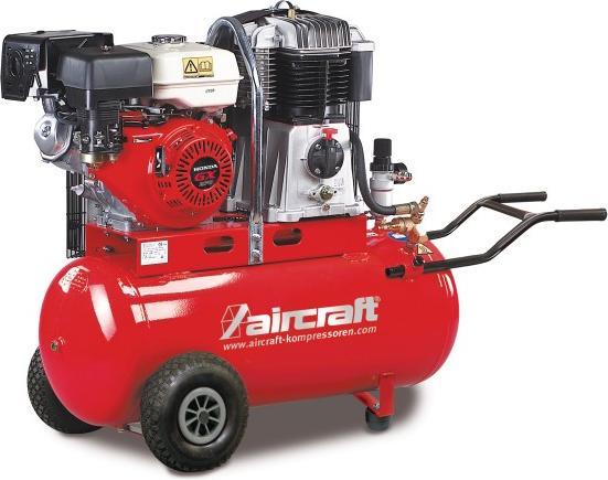 Produktbild Stürmer - AIRBAU 652/100 B PRO - Mobiler Kolbenkompressor mit Benzinmotor (14 Bar, 100 l)