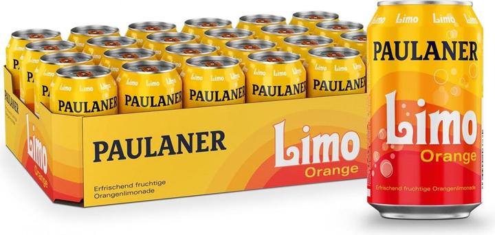 Image du produit Paulaner Caisse LIMO orangeade rafraîchissante (24 x 33 cl)
