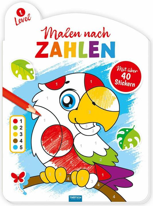 Produktbild Malen nach Zahlen 1. Level Malbuch