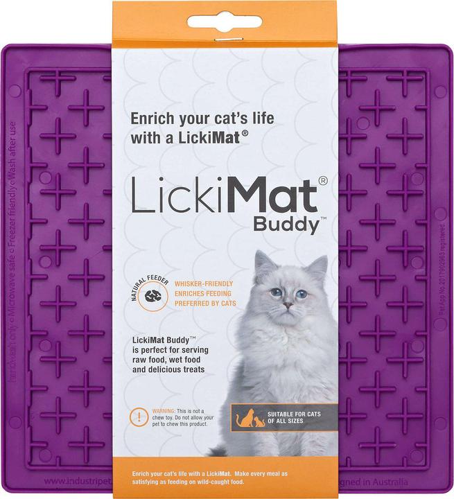 Image du produit LickiMat LICKI MAT - Cat Buddy Purple 20X20 - (785.5354)