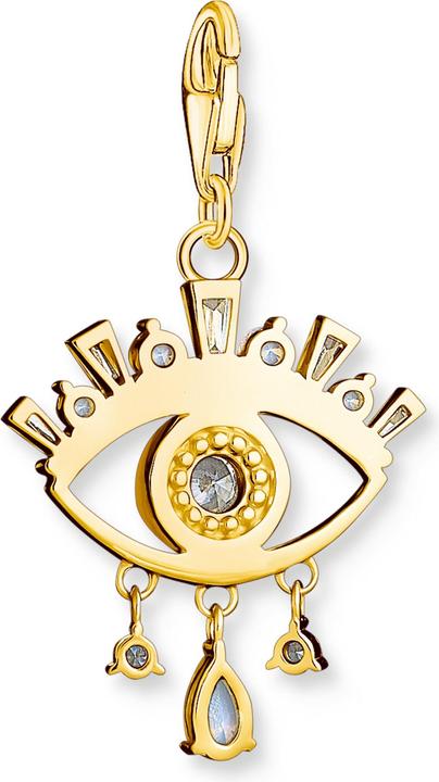 Produktbild Thomas Sabo Charm-Anhänger Blaues Auge Vergoldet (925er Silber)