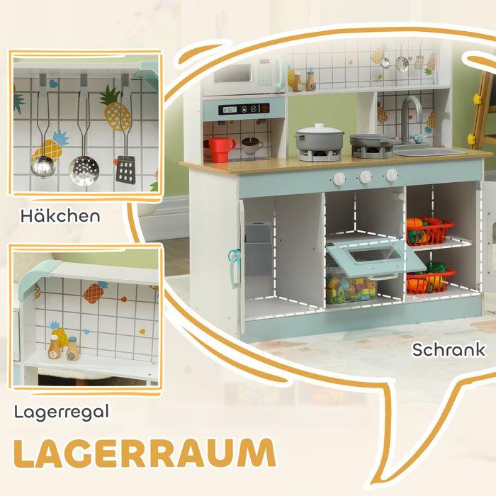 Produktbild Swisshandel24 Kinderküche, Spielküche mit Lichtern, Geräuschen, Kaffeemaschine, Weiss