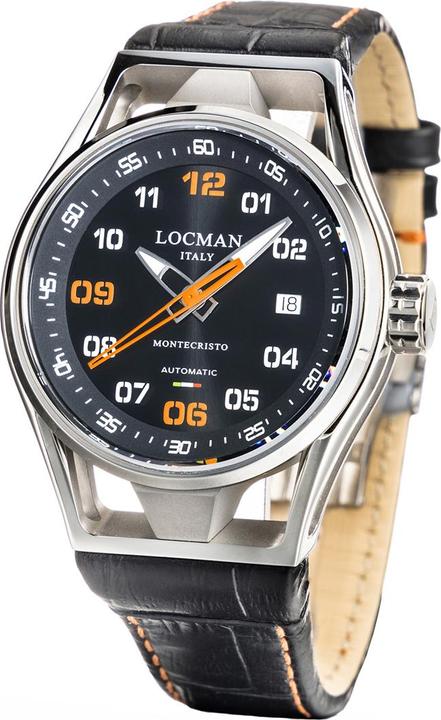 Image du produit Locman Italy Montre Montecristo automatique Ref.0537 (Montre analogique, 42 mm)