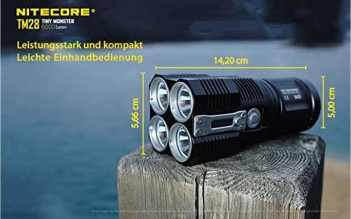 Actual product image Nitecore TM28 - 6000 lumen (14.20 cm, 6000 lm)