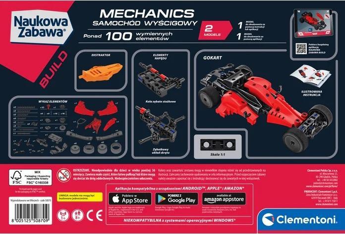 Produktbild Clementoni Mechanik-Labor-Baukasten – Rennwagen