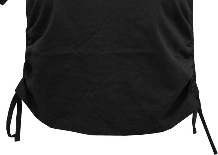 Actual product image Tri Dri Womens/Ladies Ruched Crop Top (XL)