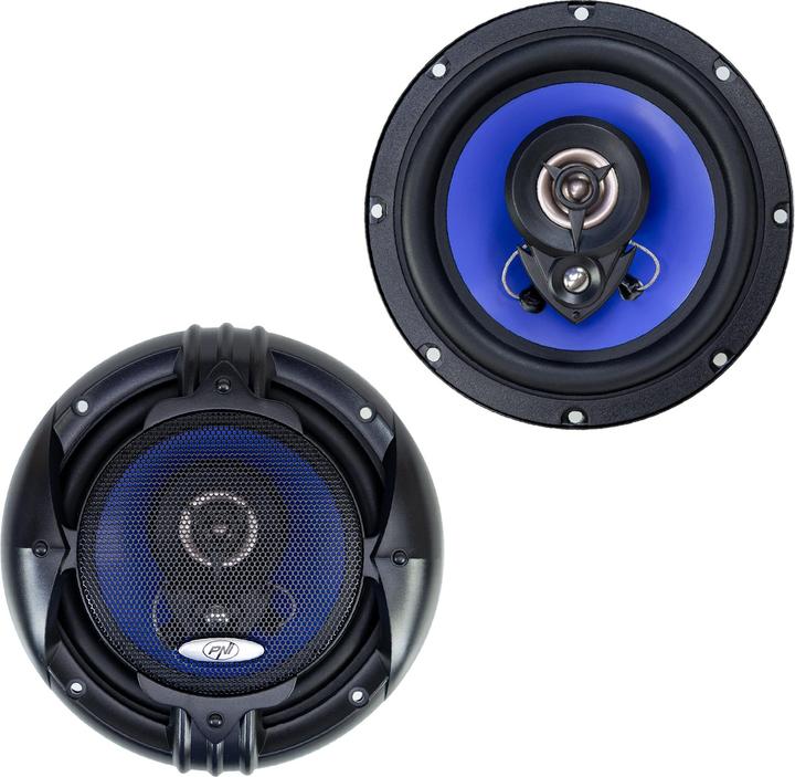Produktbild PNI Koaxiale Autolautsprecher HiFi650, 120 W, 16,5 cm, 3-Wege, inklusive Gitter, 2er-Set (16.50 cm)