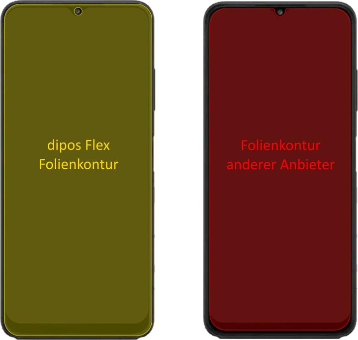 Produktbild Dipos Displayschutzfolie Full-Cover 3D (3 Stück, Samsung Galaxy Wide 5)