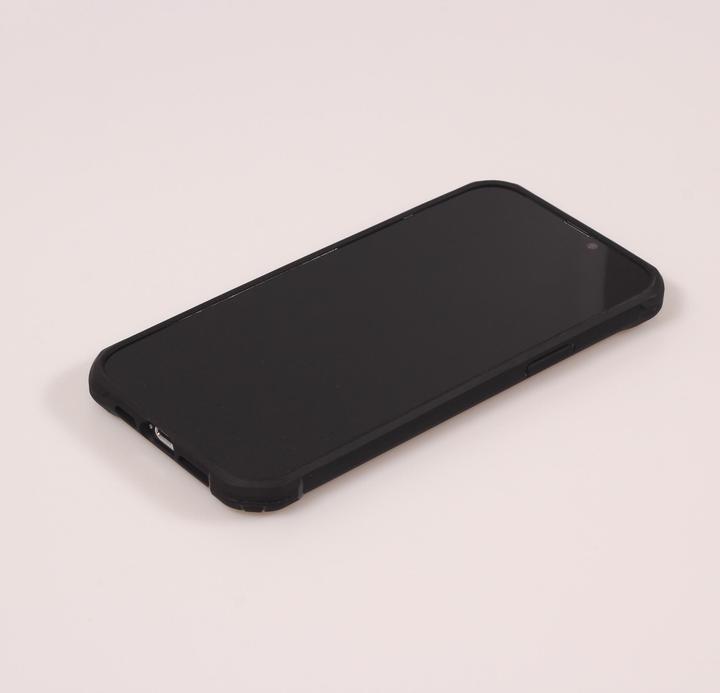 Produktbild PhoneLook Hülle Military Elite kompakt Cover mit semi-transparentem Carbon Rücken (Apple iPhone 14 Pro Max)