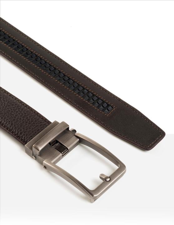 Produktbild Monti Ledergürtel YALE 3,5cm breit, Automatikschliesse Stufenlos (120)