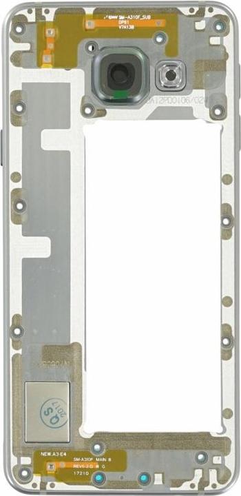 Actual product image Samsung Galaxy A3 2016 A310 middle case black (Galaxy A3 (2016))
