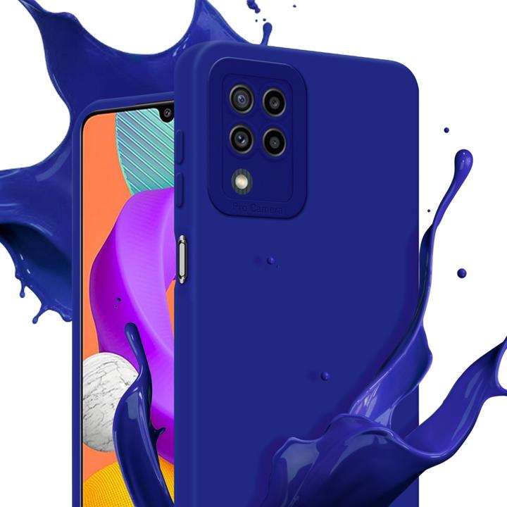 Productafbeelding Cadorabo Hoesje voor Samsung Galaxy M22 / M32 4G in TPU Fluid LM162 Style (Samsung Galaxy M22, Samsung Galaxy A32)