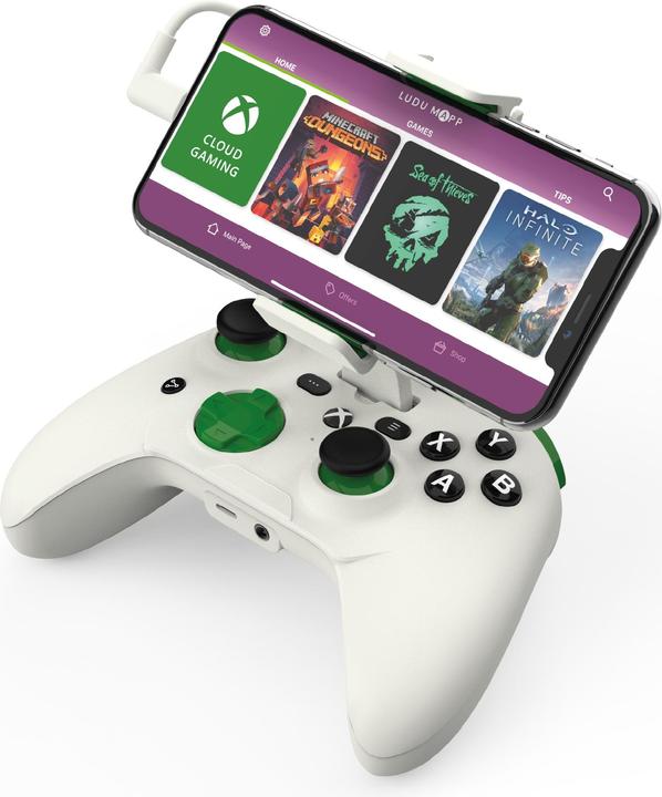 Rotor Riot Žaidimų pultelis RiotPWR ESL Pro, iOS įrenginiams RP1950X, baltas (iOS)