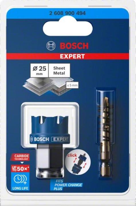 Produktbild Bosch Professional Zubehör EXPERT Sheet Metal Lochsäge 25 x 5 mm (25 Millimeter)