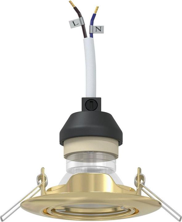 Immagine prodotto VidaXL Lampen Set von 12 Gold Metall, Kunststoff 9 cm Leichtes Gewicht (GU10)