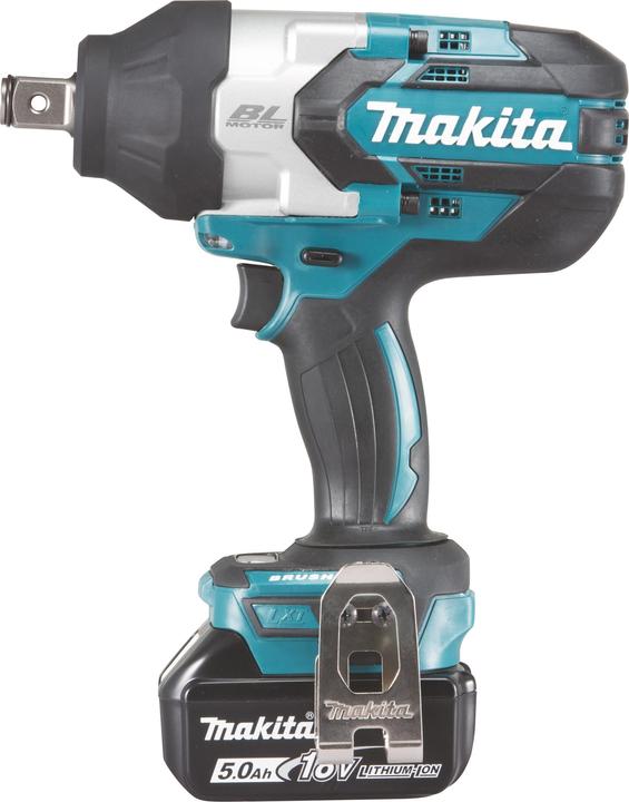 Actual product image Makita DTW1002RTJ Cordless impact wrench 18V, 2x5.0Ah Li-Ion, 1000 Nm, 1 (Rechargeable battery operated)