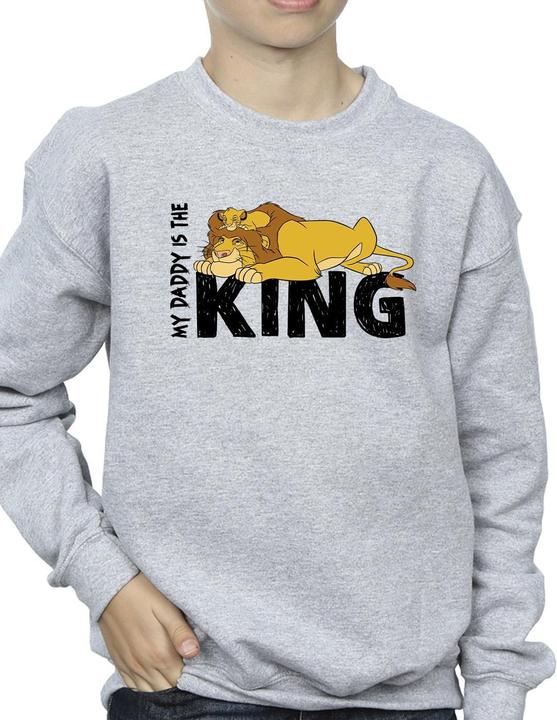 Actual product image Disney Boys The Lion King Daddy Is King Sweatshirt (140, 146)