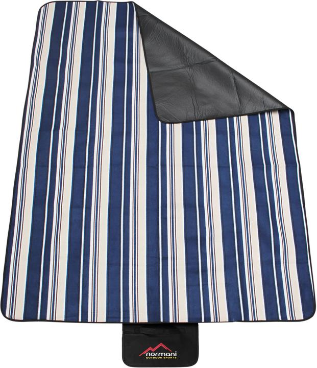 Blau gestreift