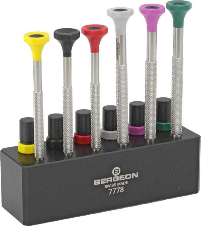Image du produit Bergeon Socle pour 6 tournevis et 6 tubes de lames