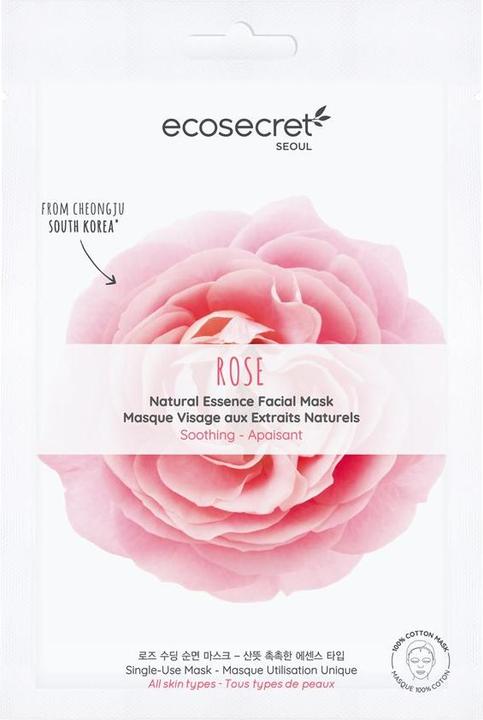 Produktbild Ecosecret Gesichtsmaske beruhigend Rose Btl 20 ml (20 ml)