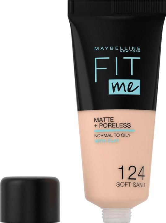 Produktbild Maybelline New York Fit me! Matte&Poreless (124 Soft Sand)