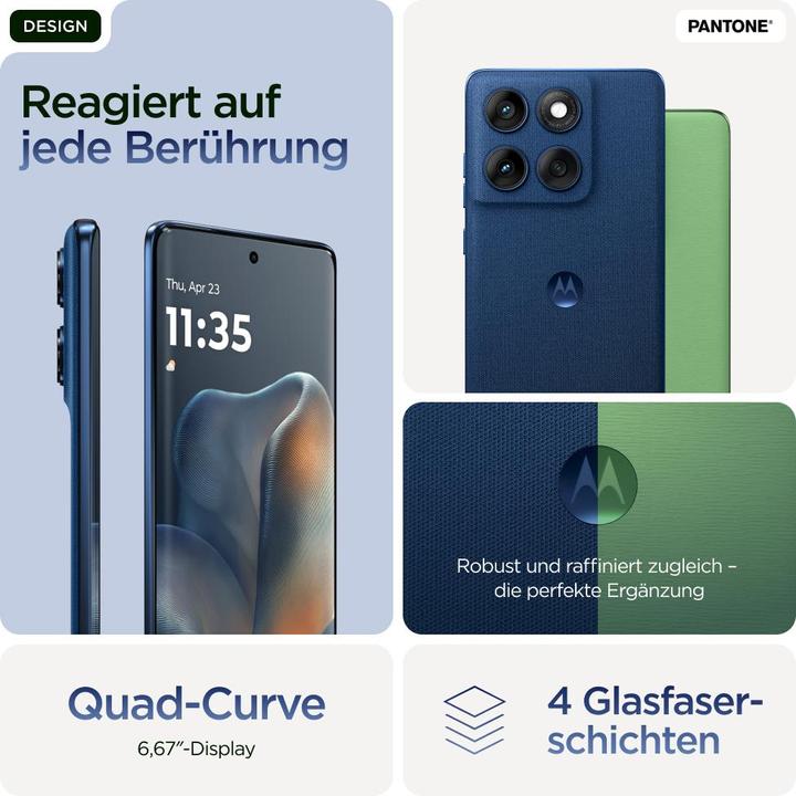 Actual product image Motorola Edge 60 (512 GB, Pantone Gibraltar Sea, 6.67", Dual SIM, 50 Mpx, 5G)