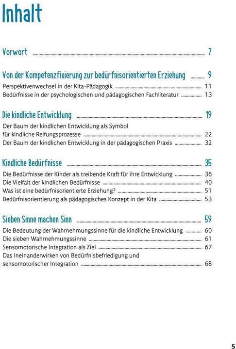 Produktbild Kindliche Bedürfnisse als Mittelpunkt der Kita-Pädagogik (Deutsch, Sybille Schmitz, 2018)