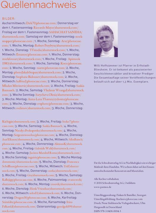 Immagine prodotto Fastenkalendergeschichten (Tedesco, Willi Hoffsümmer, 2016)