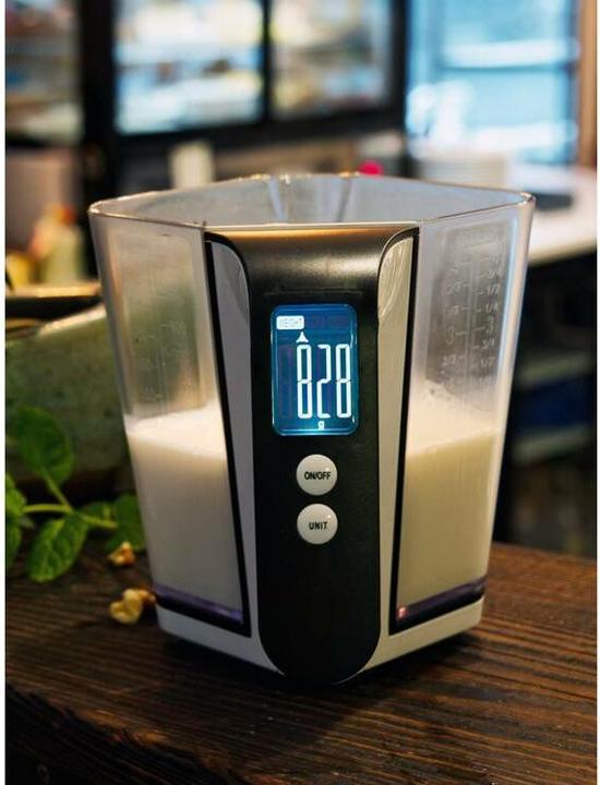 Actual product image Toya Lund Digital Kitchen Scale 68364 - Measuring Cup - White - 2 KG - up to 1200ML