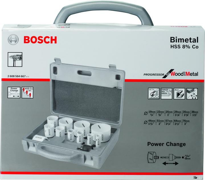 Actual product image Bosch Professional Zubehör BIM Progressor hole saw set (7.6 centimetres)