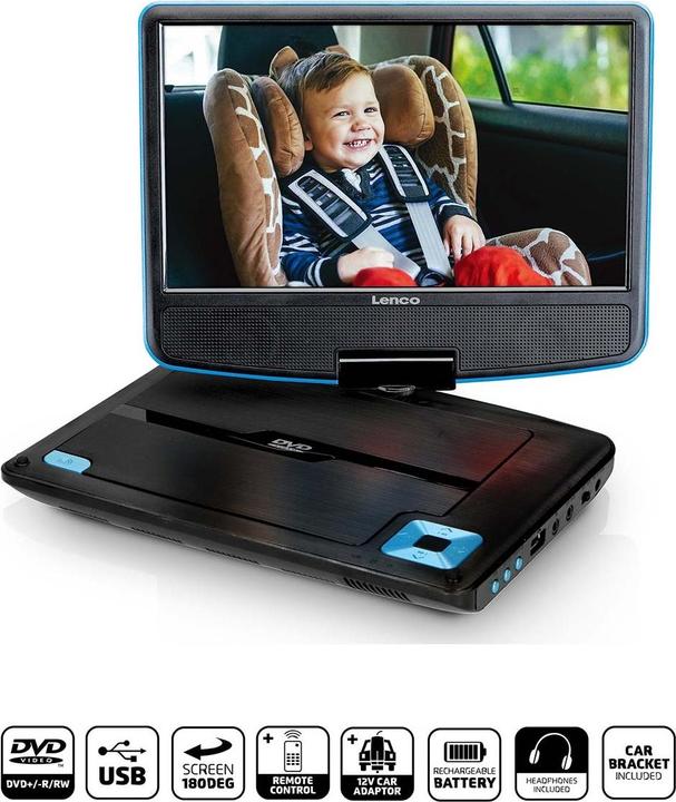 Productafbeelding Lenco DVP-910 (Draagbare DVD speler)
