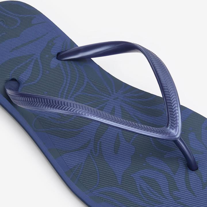 Produktbild Olaian Zehensandalen Damen 500 Flowy petrolblau (40)