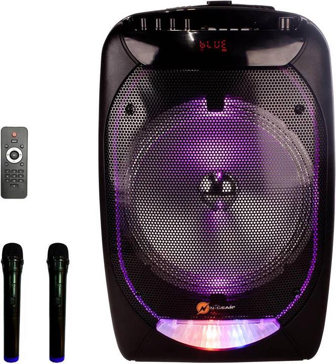 Image du produit N-Gear Enceinte Bluetooth The Flash 1210 Mik/LED (6 h, Fonctionnement sur secteur)