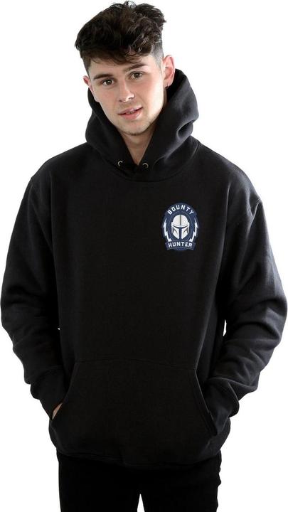 Produktbild Star Wars The Mandalorian Bounty Hunter Badge Breast Print Kapuzenpullover (S)