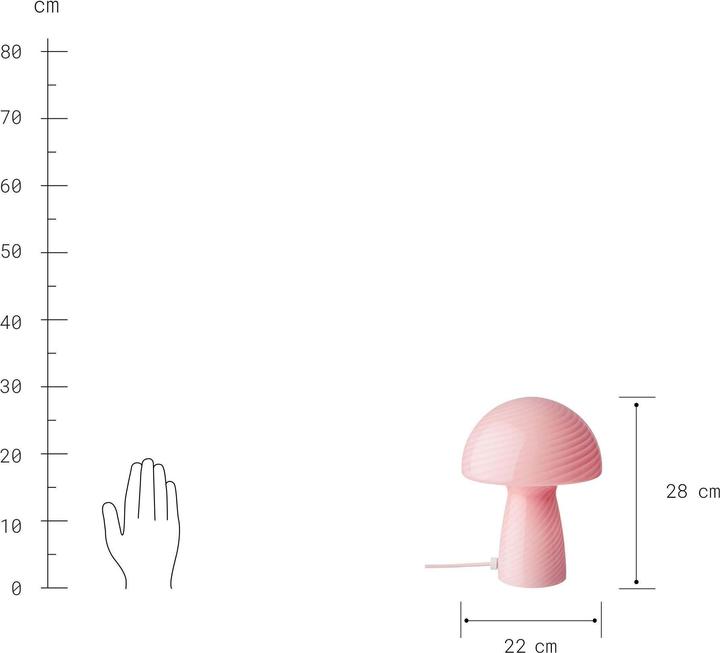Actual product image home24 Fungi Town (E27)