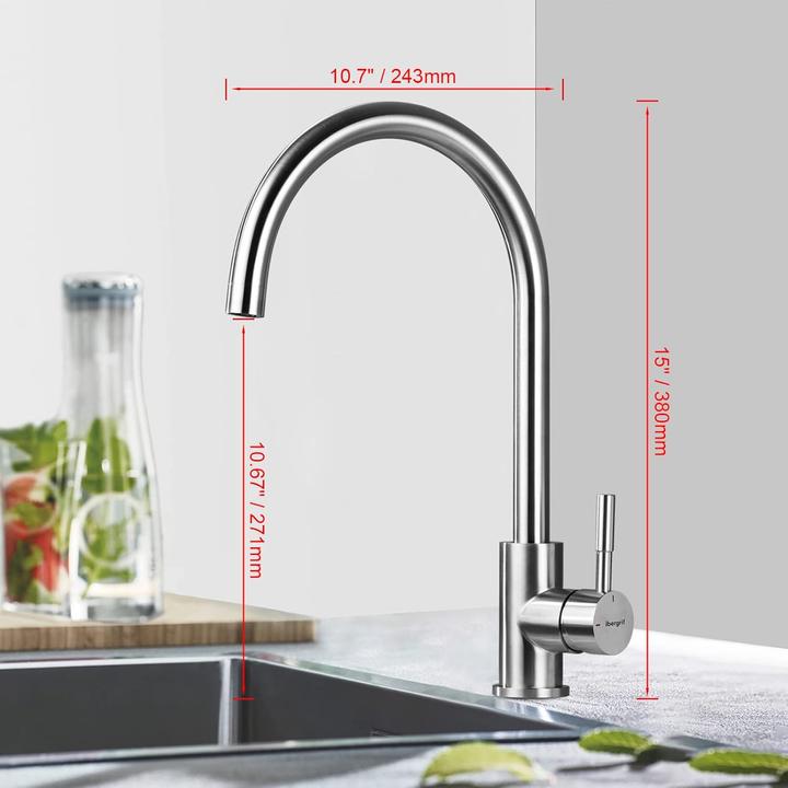 Image du produit Ibergrif Einhebel Küchenarmatur mit hohem Auslauf