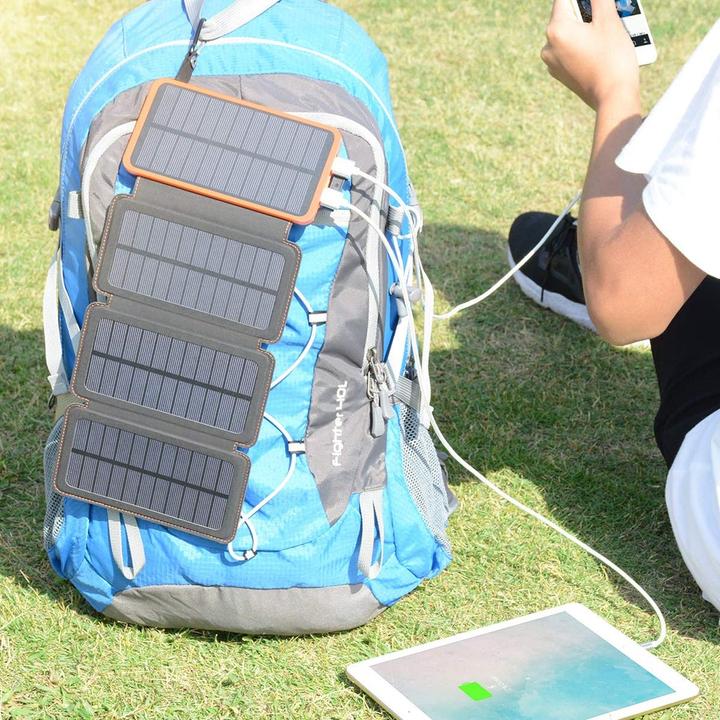 Image du produit A Addtop Banque de puissance solaire (25000 mAh, 5 W, 92.50 Wh)