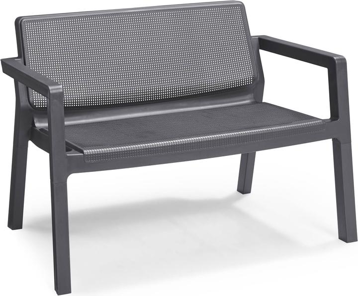 Image du produit Allibert Set de salon Emily, gris, 4 places assises