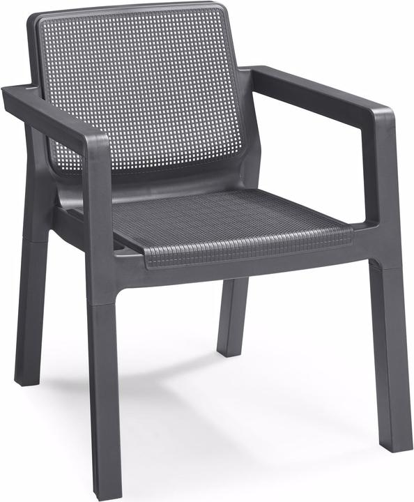 Image du produit Allibert Set de salon Emily, gris, 4 places assises