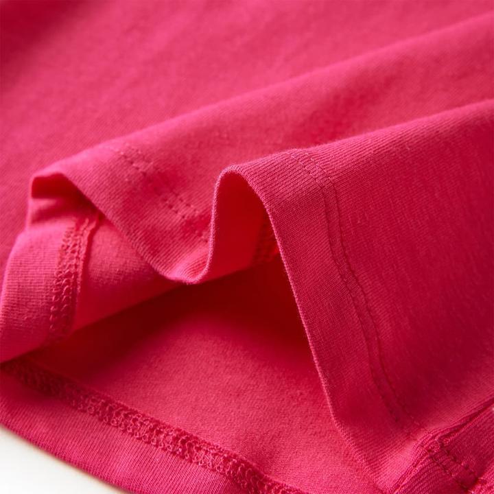 Image du produit VidaXL T-shirt manches longues enfant rose vif 116,Composition : 95% Coton (116)