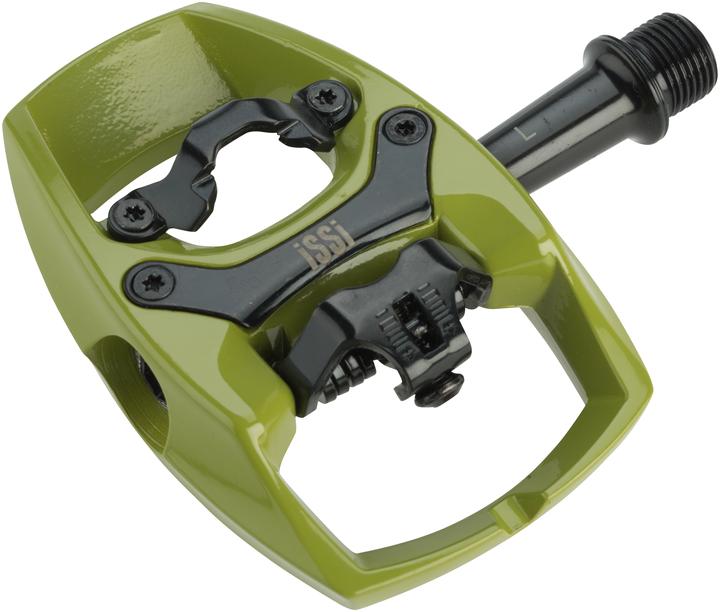 Image du produit iSSi Pédale hybride Flip II SPD pour VTT/Trekking/City (Bearing/Bushing). Lichen Green.