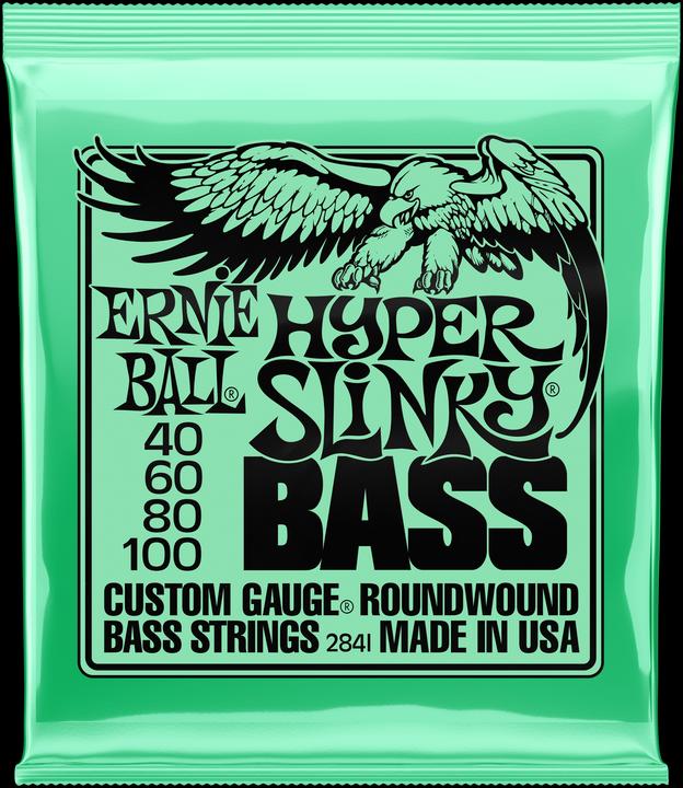 Ernie Ball Saitensatz, E-Bass, Slinky, Hyper 40-100 (4 x, E-Bass, 0.10")