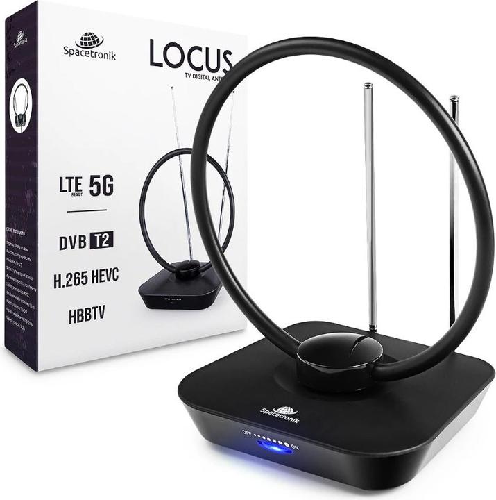 Produktbild Spacetronik RTV-Antenne DVB-T-Zimmerantenne Locus (Zimmerantenne, 45 dB, DVB-T / -T2)