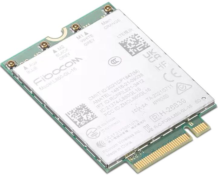 Actual product image Lenovo ThinkPad Fibocom L860-GL-16 CAT16 LTE WWAN Module for ThinkPad T14 Gen3 (M.2 A Key)
