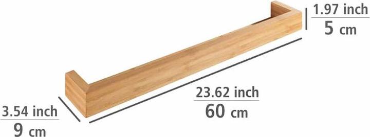 Actual product image Wenko Wall shelf Bambusa 60 cm
