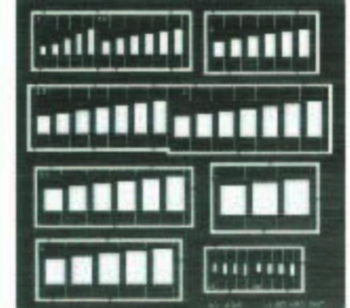 Image du produit Eduard Rectangles Pochoir de gravure