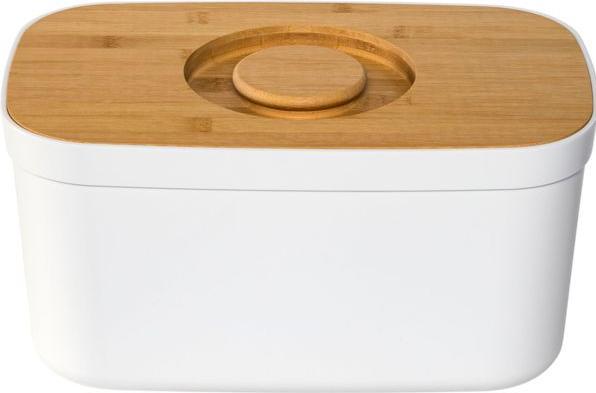 Actual product image Joseph Joseph Bread box polypropylene/bamboo, white, 37x18x22 cm
