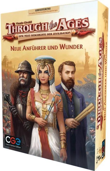 Czech games edition CZ109 - New leaders and wonders: Through the agges, from 14 years (extension, DE edition) (German)